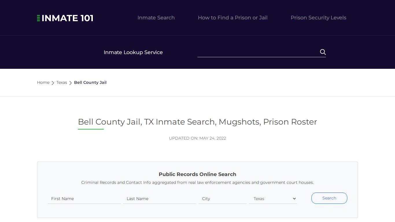 Bell County Jail, TX Inmate Search, Mugshots, Prison Roster